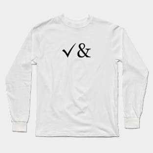Yes, And - the key to creativity - symbols Long Sleeve T-Shirt